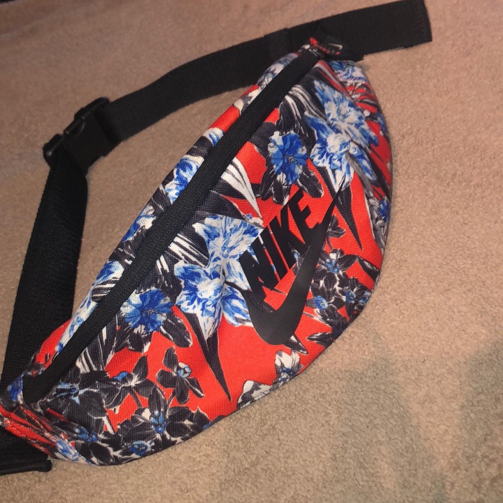 Orange Bloom Nike Fanny pack